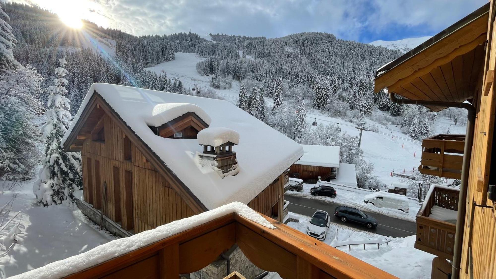 Meribel Centre La Chaudanne, Real Ski In And Out, 3 Bedrooms 2 Bathrooms Newly Renovated, Chalet L'Eperviere Exterior photo