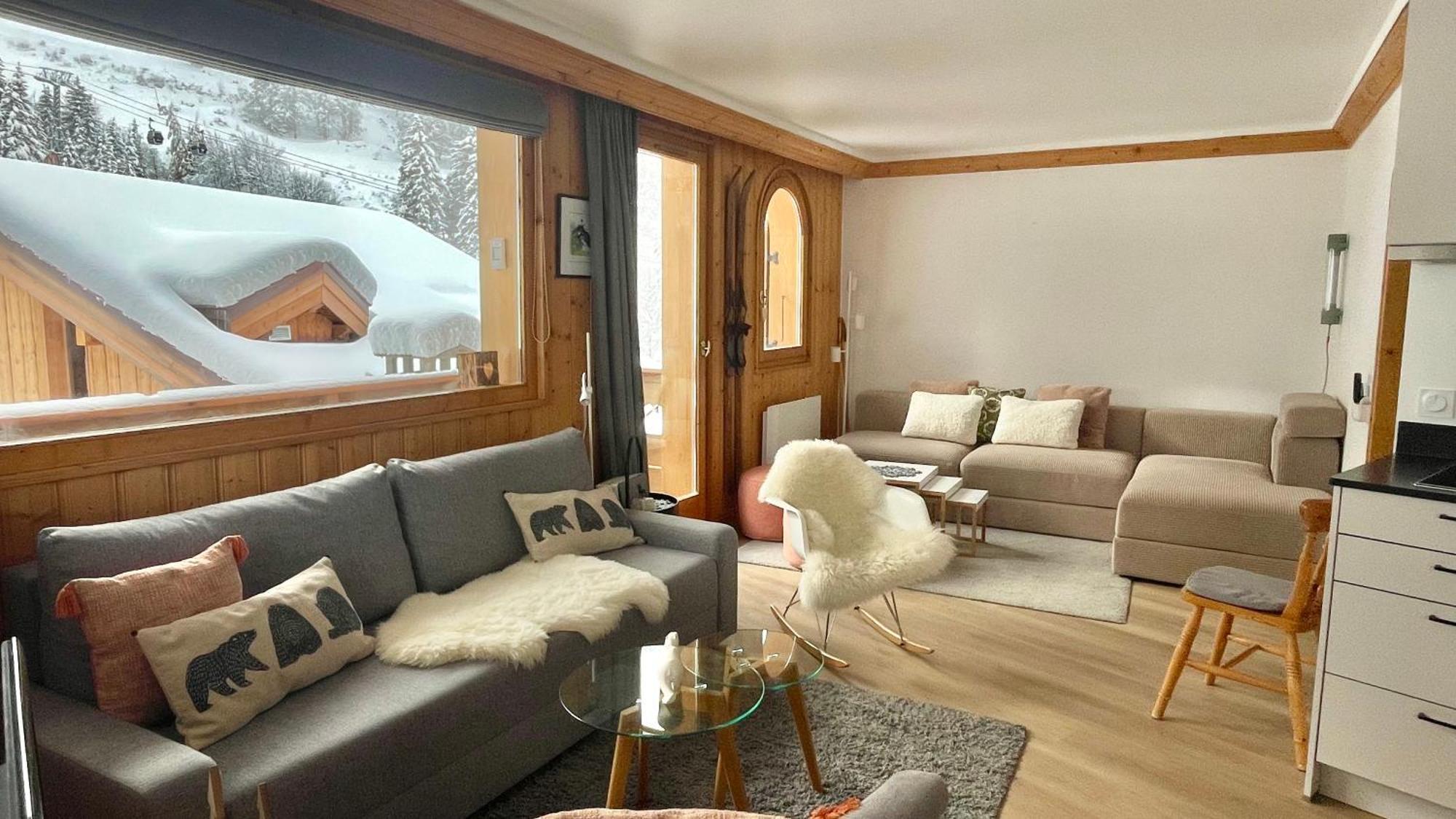 Meribel Centre La Chaudanne, Real Ski In And Out, 3 Bedrooms 2 Bathrooms Newly Renovated, Chalet L'Eperviere Exterior photo